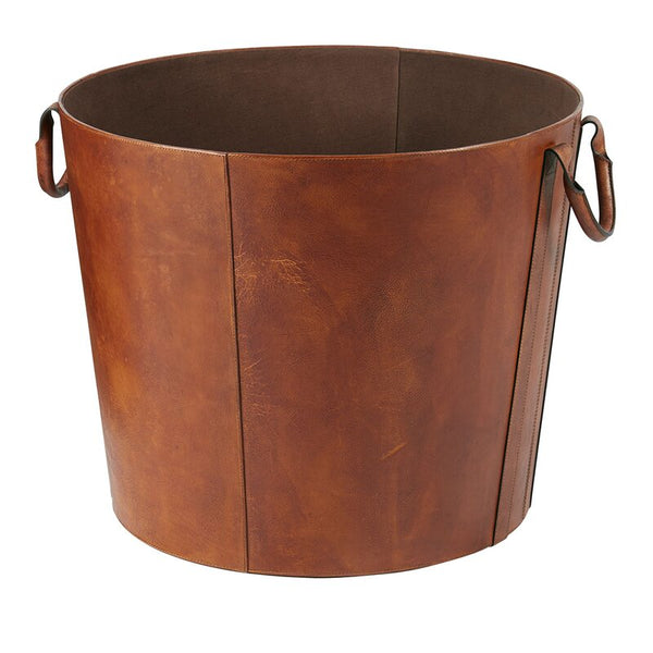 Leather Firewood Bucket
