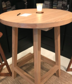 High Round Bistro Table