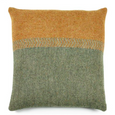 Jules Pillow - Green Herringbone